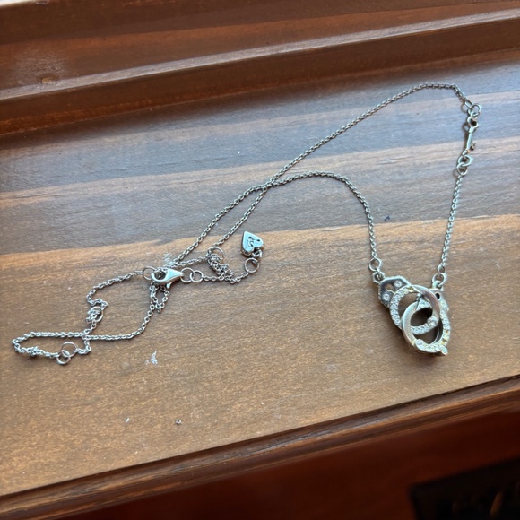 Jean Charles Boisset (JCB) Matching Set Handcuffs Silver Necklace and Bracelet - Picture 2 of 5